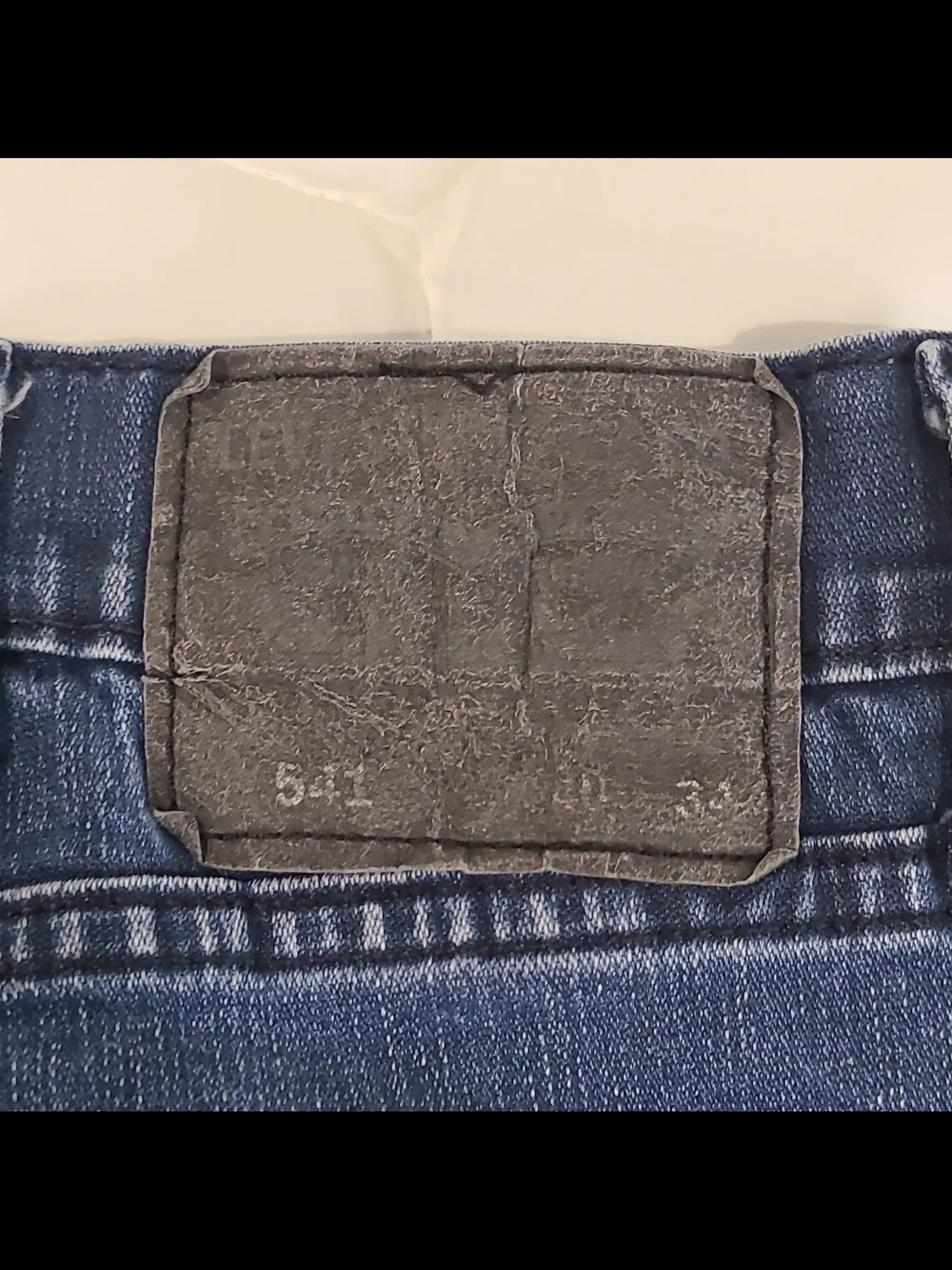 Levi's 541 40x34 Men's Blue Denim Jeans Straight Leg Mid Rise Medium Wash